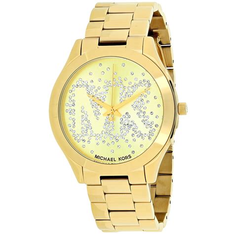 michael kors runway gold-tone watch|michael kors chronograph watch women.